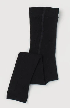 Лосины хлопковые для девочки H&M 0709222 050-56 см (0-2 months) Черный
