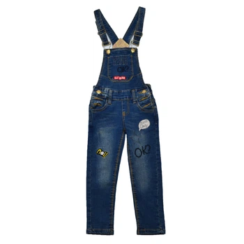 Комбінезон джинс для дівчинки Gallant Jeans M08S 122 см Синій