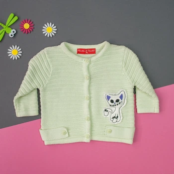 Кофта для девочки Panlie&Panla M-0119 62 см Салатовый