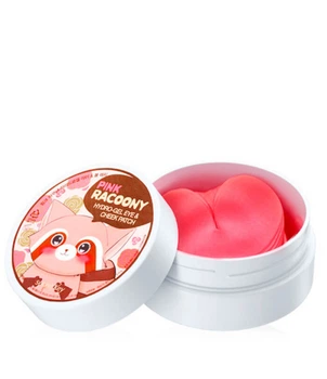 Гидрогелевые патчи с розой SECRET KEY Pink Racoony Hydro-gel Eye Cheek Patch, 60 шт (8809305998751)