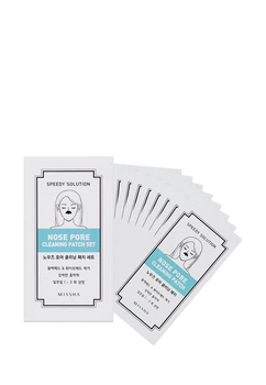 Набор очищающих патчей для носа Missha Speedy Solution Nose Pore Cleaning Patch Set, 8 шт (8806185764469)