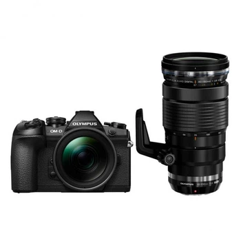 Цифровой фотоаппарат OLYMPUS E-M1 mark II Double Zoom PRO 12-40+40-150Kit B/B/B (V207061BE010)