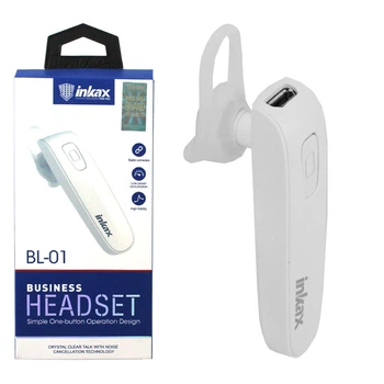 Bluetooth гарнітура inkax BL-01 біла