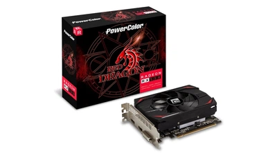 Видеокарта AMD Radeon RX 550 2GB GDDR5 Red Dragon PowerColor (AXRX 550 2GBD5-DH)