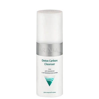 Гель для умывания Aravia Detox Carbon Cleanser с активированным углём 150 мл (9108)