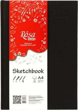 Блокнот Rosa Studio A5 14.8 х 21 см 100 г/м2 96 листов Черный (4823098506539)