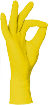 Перчатки нитриловые STYLE LEMON Ampri 100 шт желтые M
