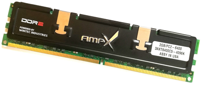 Игровая оперативная память Wintec DDR2 2Gb 800MHz PC2 6400U CL5 (3AXT6400C5-4096K) Б/У