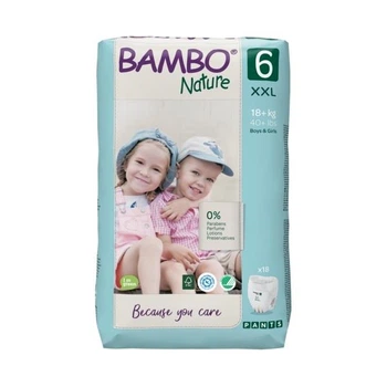 ЭКО Подгузники-трусики Bambo Nature Pants 6 (15+ kg) 18 шт. Bambo Nature (10000192)