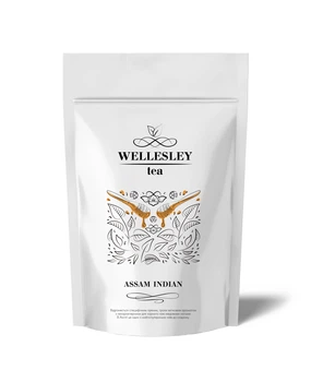 Чай Крупнолистовой черный Ассам Wellesley Assam Indian 100 г (00001467)