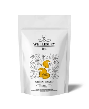 Чай Зелений ганпаудер найвищої якості Wellesley Green Mango 100 г (00001546)