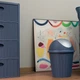 Ведро для мусора Stefanplast 10 л Синее с серебристой крышкой (29804sp) - изображение 2