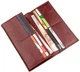 Женский кошелек кожаный ST Leather Accessories 18877 Темно-красный - изображение 4