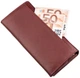 Женский кошелек кожаный ST Leather Accessories 18877 Темно-красный - изображение 6