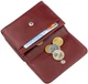Женский кошелек кожаный ST Leather Accessories 18885 Темно-красный - изображение 5