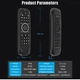 Пульт с голосовым управлением G7v PRO Аеромиша с подсветкой, миниклавиатурою Black - изображение 7
