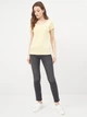 Футболка женская Tommy Hilfiger 10192.2 XS Желтая - изображение 3