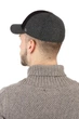 Бейсболка серая из ткани с замшей 57 Shlyapka (SC47672) - изображение 2