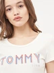 Футболка хлопковая женская Tommy Hilfiger 9563.3 L Бежевая - изображение 4