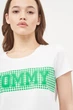 Футболка хлопковая женская Tommy Hilfiger 9740.2 XL Белая - изображение 4