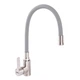 Смеситель для кухни ZERIX LR74004-9 с серым гибким изливом (LL1204) - изображение 1