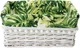 Корзина стеллажная Natural House Tropics 28х19х13 см Белая (EW-82 S) - изображение 1