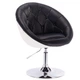 Барний стілець Woltu ВН-41 Чорний з білим - зображення 1