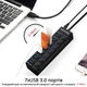 USB-хаб Promate MasterHub-2 7xUSB 3.0 Black (masterhub-2.black) - изображение 3