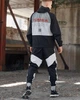 Спортивні штани Гармата Вогонь Split чорно-білі з рефлективом L - зображення 10