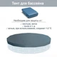 Каркасный бассейн Intex 26722 CLEARVIEW PREMIUM POOL 427х107см, Объем 12706 лит С фильтр-насосом, лестницей, тентом и подстилкой - изображение 12