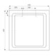 Зеркало VOLLE 60x60 c LED-подсветкой 16-60-560 - изображение 2