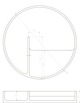 Тарілка для косметики кам'яна Solid surface VOLLE 18-40-137 - зображення 2