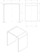 Стул каменный Solid surface для ванной и душа VOLLE 18-40-003 - изображение 2