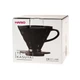 Керамический Пуровер HARIO V60 Dripper 02 (400 мл.) Tetsu Kasuya Model Черный KDC-02-B - изображение 5