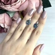 Срібні сережки з топазом 8.05ct (1913116) - зображення 2