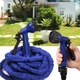 Шланг для полива растяжной Хhose в растянутом состоянии 15 м Синий - изображение 1