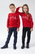 Різдвяний світшот для хлопчика Олені Red 98 UKRS-6612Х UkrGlamour - изображение 2
