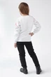 Різдвяний світшот для дівчинки Олені White 80 UKRS-6613D UkrGlamour - изображение 2