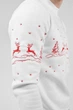 Різдвяний чоловічий світшот з Оленями White XXL UKRS-9917 UkrGlamour - изображение 3