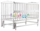 Кровать Babyroom Веселка маятник, откидной бок DVMO-2 бук белый - изображение 3