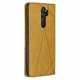 Чехол-книжка с кармашками UniCase Geometric Pattern для Xiaomi Redmi Note 8 Pro - Brown - изображение 3
