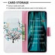 Чехол с рисунком Deexe Color Wallet для Xiaomi Redmi Note 8 Pro - Flowered Tree - изображение 6