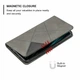 Чехол-книжка с кармашками UniCase Geometric Pattern для Xiaomi Redmi Note 8 Pro - Grey - изображение 6