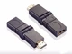 HDMI-HDMI 360º адаптер перехідник м-т M\F поворотний - зображення 3