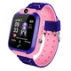 Розумні дитячі годинник-телефон Baby Smart Watch з GPS-трекером Q12 Синьо-Рожеві - зображення 1