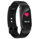 Умный фитнес браслет трекер Smart Band Plus Qw16 С Тонометром Черный - изображение 1