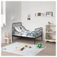 Каркас дитячого розсувного ліжка IKEA MINNEN чорний 80x200 см 391.246.22 - зображення 2