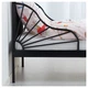 Каркас дитячого розсувного ліжка IKEA MINNEN чорний 80x200 см 391.246.22 - зображення 5