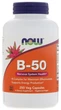 Комплекс вітамінів групи B Now Foods B-50 250 капсул (733739004222) - зображення 1