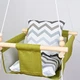 Тканевые подвесные качели Infancy Зигзаг амбре Зеленые - изображение 3